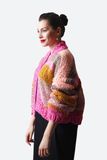 Pletený sveter okrovo ružový